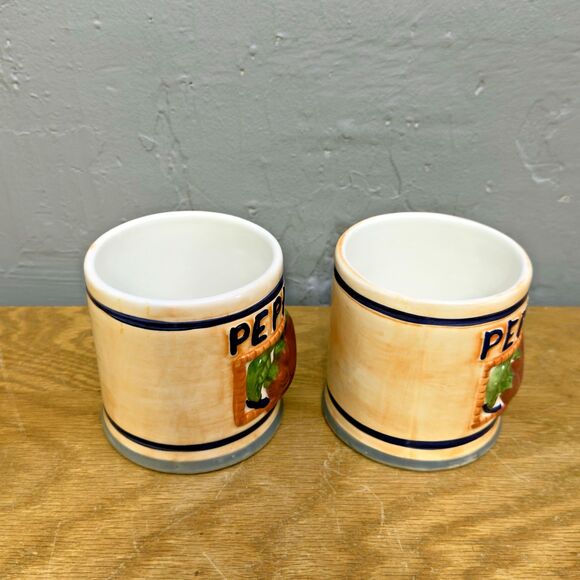 Hot Peppers Ceramic Coffee Cup / Mug Set of 2 by Houston Harvest Gifts - Picture 4 of 7